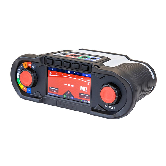 Megger MFT-X1 User Manual