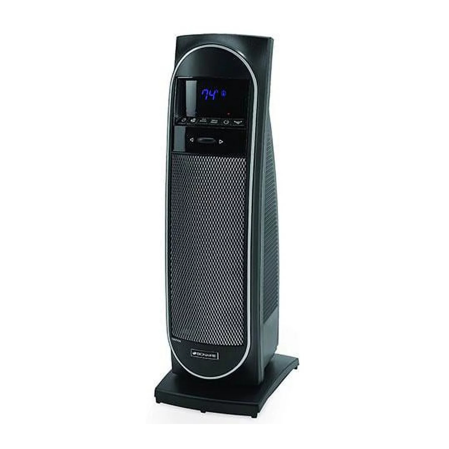 Bionaire BCH9214RE-BM - Heater Manual