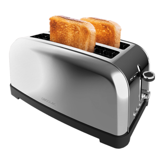 cecotec TOASTIN' TIME 1500 INOX Instruction Manual