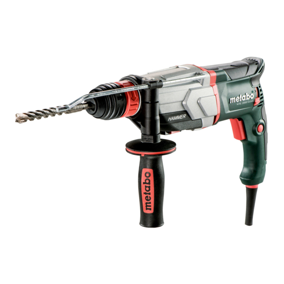 Metabo KHE 2660 Quick Original Operating Instructions
