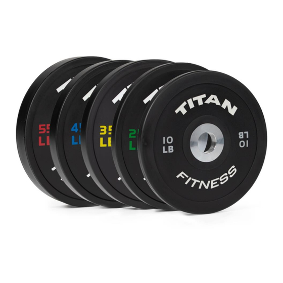 Titan Fitness EBBUMP10 Operator's Manual