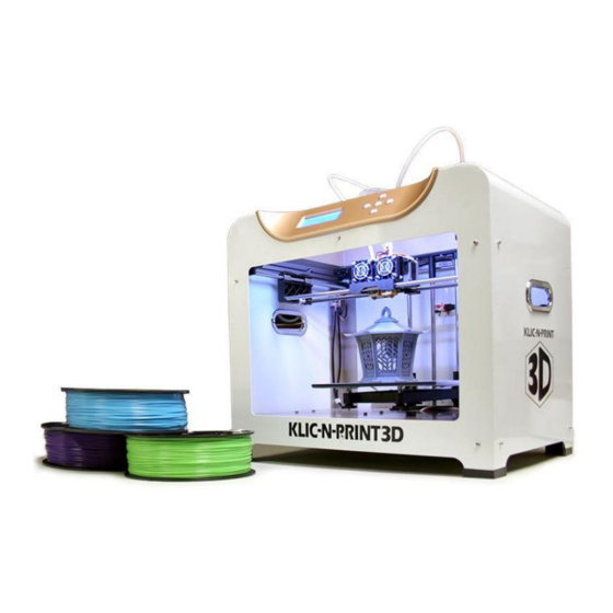 KNP3D KLIC-N-PRINT 3D User Manual
