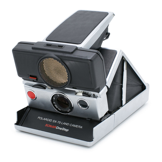 Polaroid SONAR OneStep SX-70 User Manual