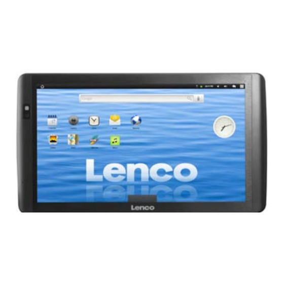 LENCO TAB 1011 Manuals