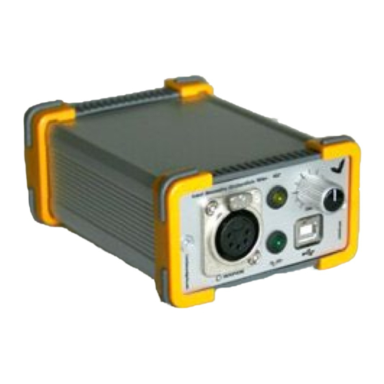 Avisoft UltraSoundGate Series User Manual