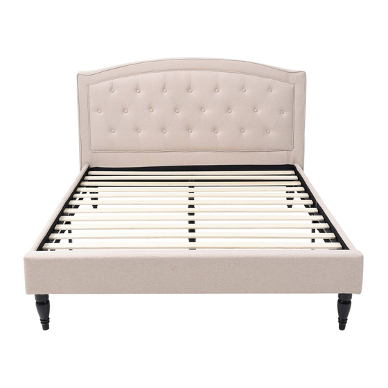Classic Brands WELLSELEY BED FRAME Owner's Manual & Assembly Instructions
