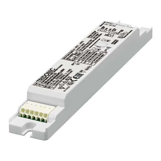 Tridonic EM converterLED PRO NF MH/LiFePO4 250 V Manual