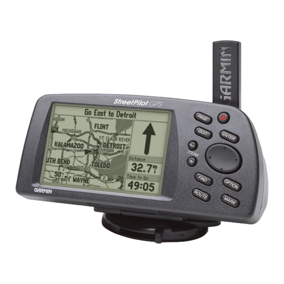 Garmin StreetPilot GPS Owner's Manual