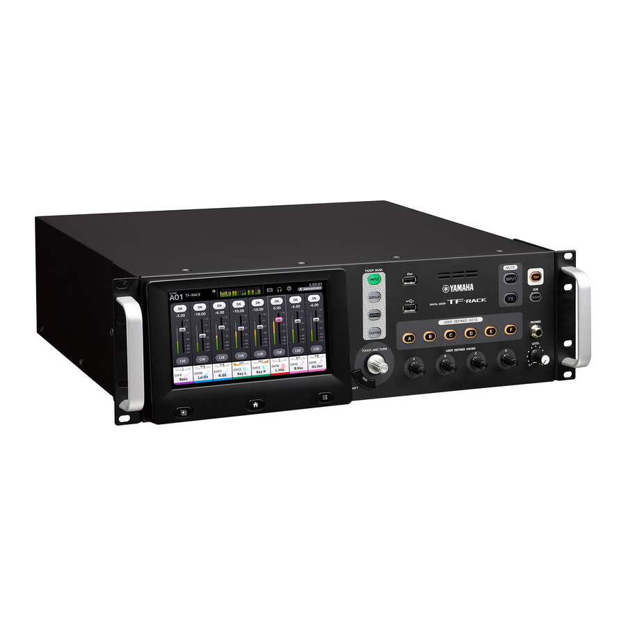 Yamaha TF-RACK, TF5/3/1 Manual