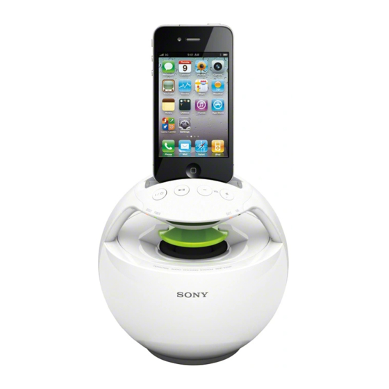 Sony RDP-V20iP Manual