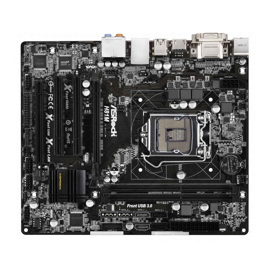 ASROCK H81M Manual