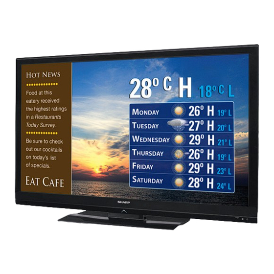 Sharp LBT462U Quick Manual