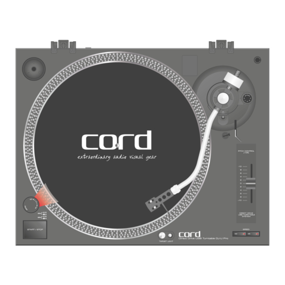 Cord DJ-U Pro User Manual
