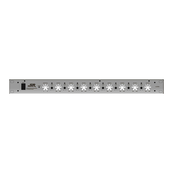 SR STAGE RIGHT 615108 User Manual