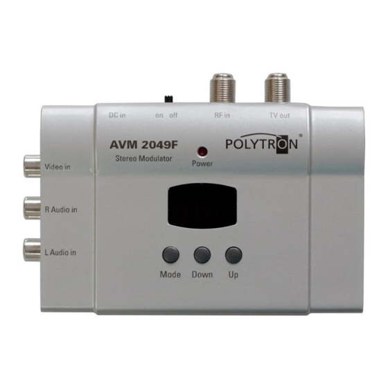 Polytron AVM 2049 F User Manual