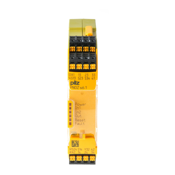 Pilz PNOZ s6.1 Operating Manual