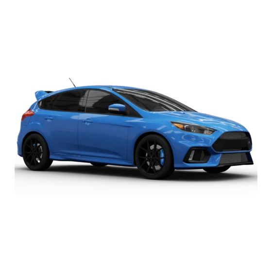 Ford FOCUS RS 2017 Manuals