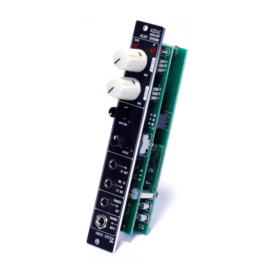 ADDAC System ADDAC307 Heart Sensing Assembly Manual
