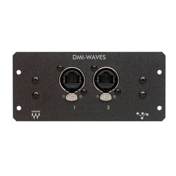 Waves DMI  User Manual