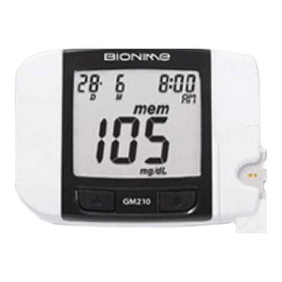 BIONIME Rightest GM210 User Manual
