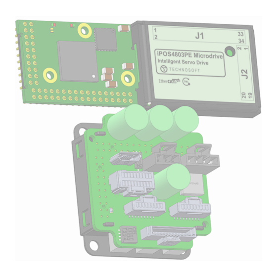Technosoft Microdrive EtherCAT iPOS4803P Technical Reference
