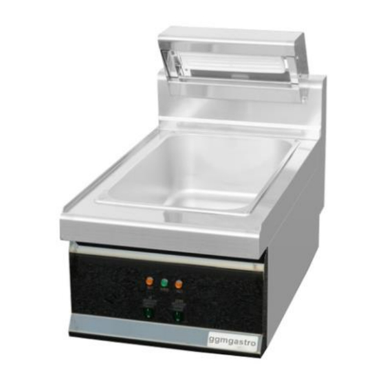 GGM gastro FWK400-E Instruction Manual