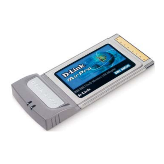 D-Link AirPro DWL-AB650 Manual