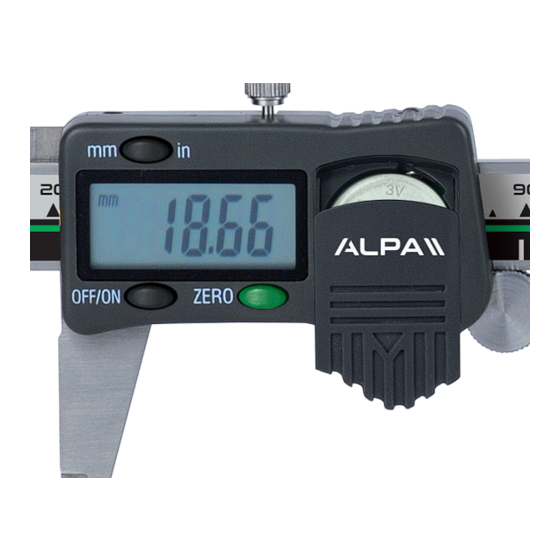 ALPA PICKall Manual