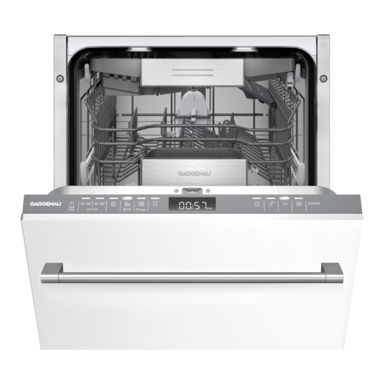 Gaggenau DF264101 Information For Use