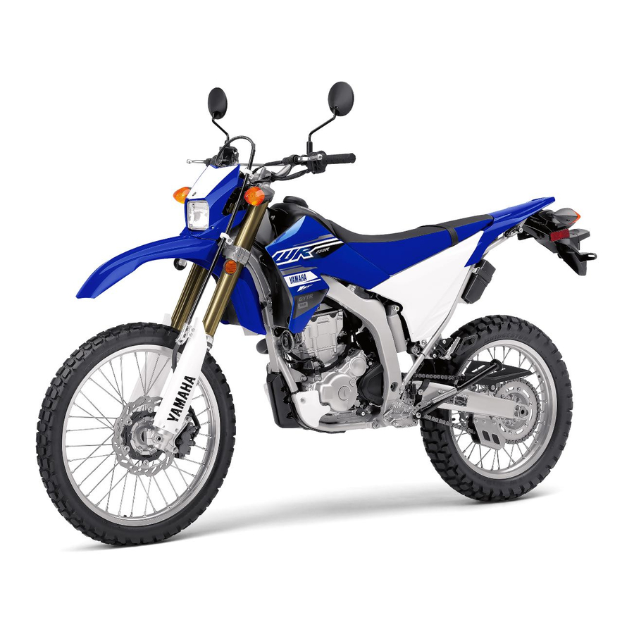 Yamaha WR250X Owner's Manual