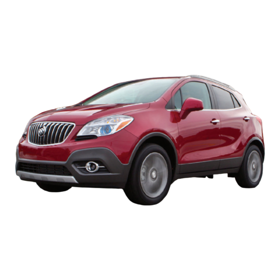 Buick encore 2016 Getting To Know Manual