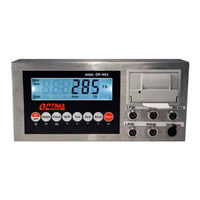 Optima Scale OP-903 User Manual