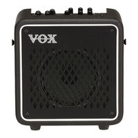 VOX Amplification MINI GO 10 Owner's Manual