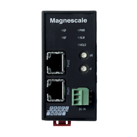 Magnescale MG80-EI Operating Manual