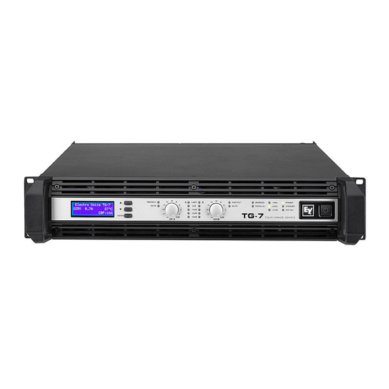 Electro-Voice TG5 Specifications