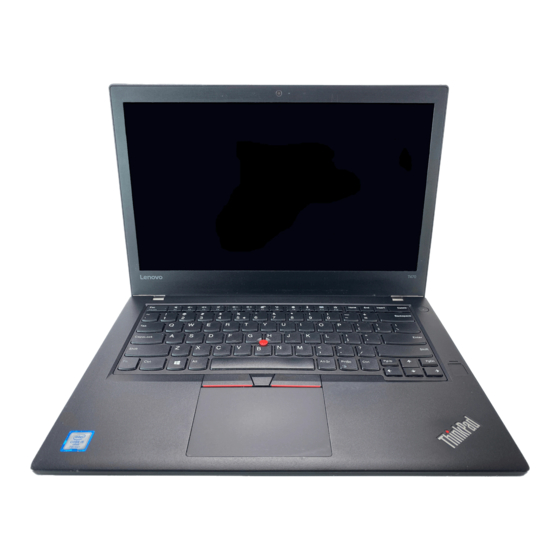 Lenovo ThinkPad T470 Hardware Maintenance Manual