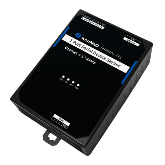 KonNad C2000-B1-SHE0101-AA1 Device Server Manuals