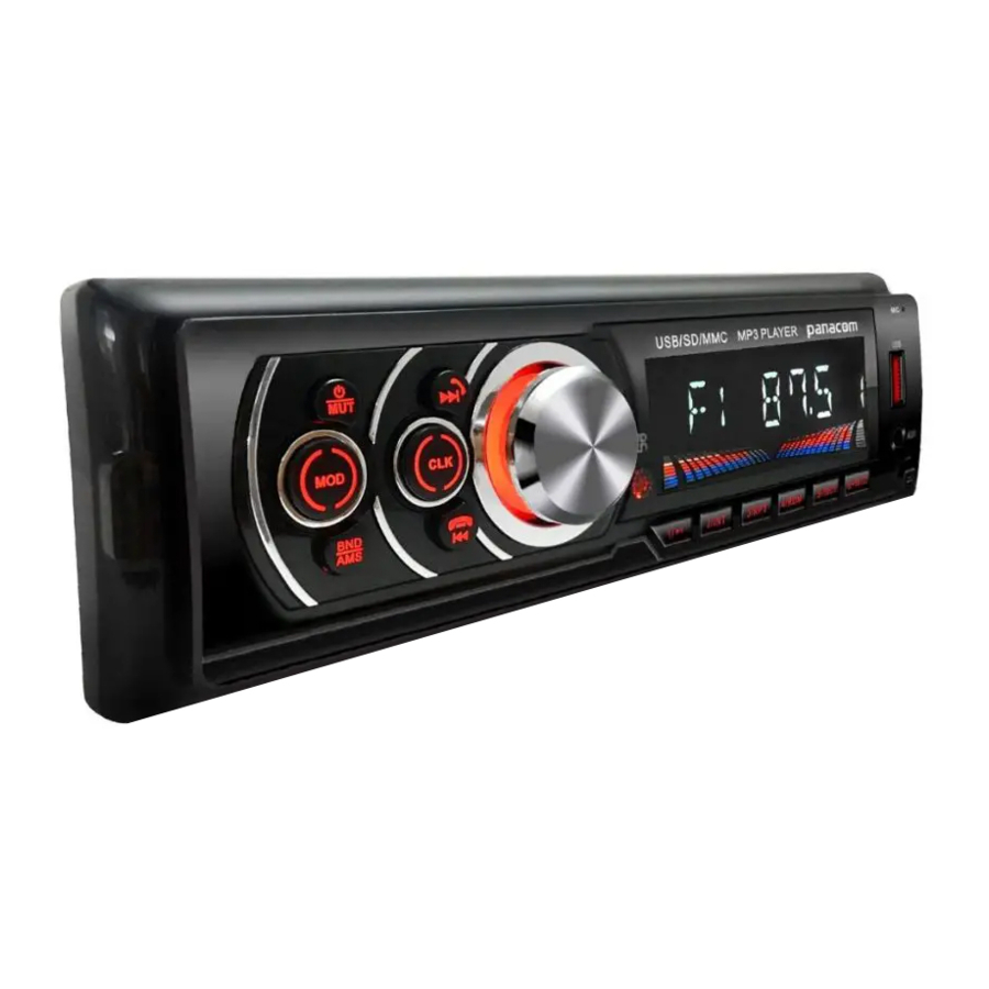 Panacom CA-5063 - Car Audio Manual