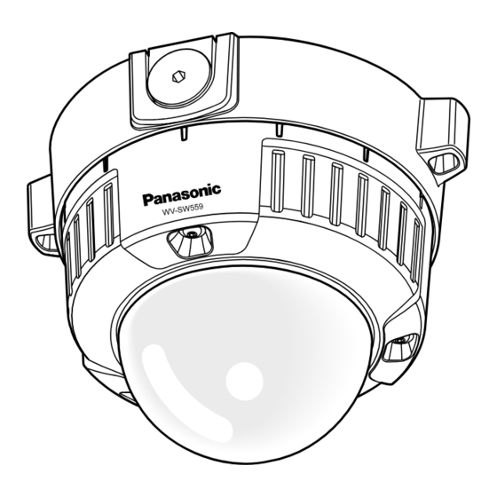 Panasonic i-Pro WV-SP500 Series Operating Instructions Manual