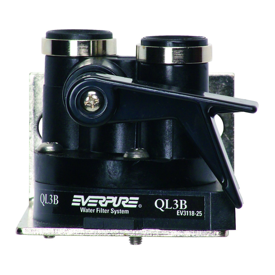 Pentair EVERPURE QL3B Use & Care Manual