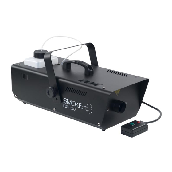 PROEL SMOKE MACHINE 1200W Manuals