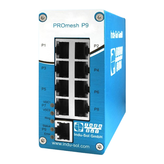 Indu-Sol PROmesh P9 User Manual