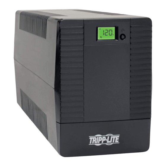 Tripp Lite SMART1500LCDTXL Owner's Manual