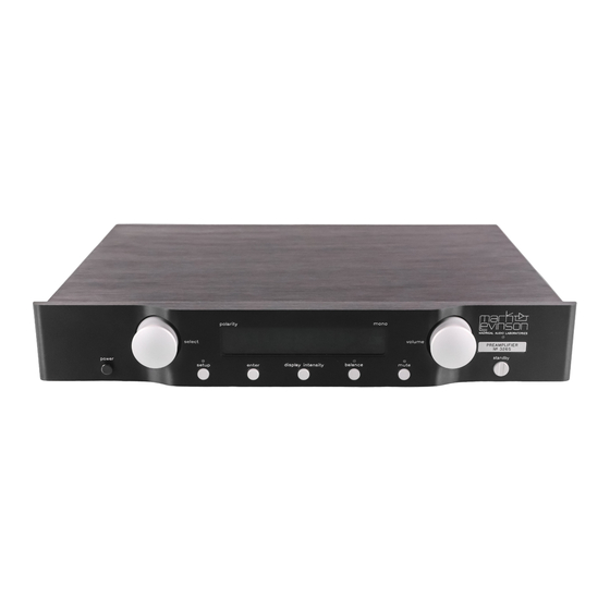 Mark Levinson 326S Installation Instructions & Release Notes