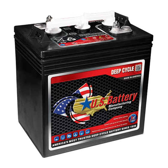 US BATTERY US1800 XC2 for Golf Carts Manuals