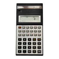 Casio fx-180P Operation Manual