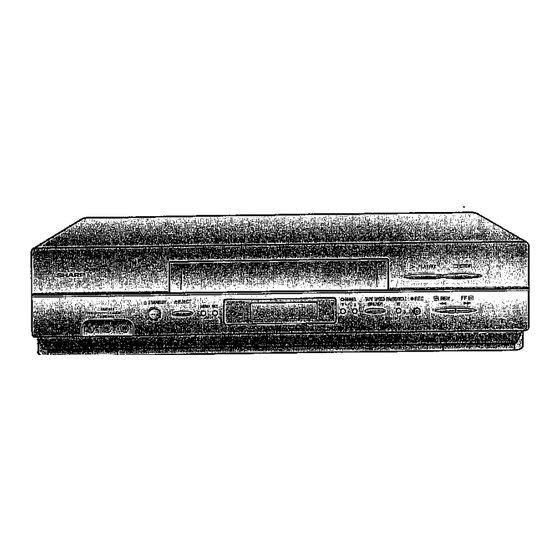 Sharp VC-H726X Operation Manual