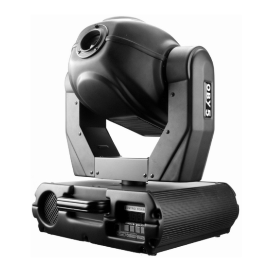 GENI MOVING HEAD OBY-5 User Manual