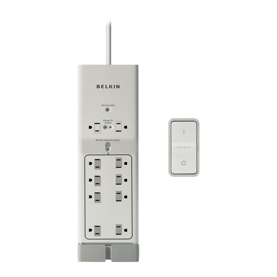Belkin Conserve Switch AV User Manual