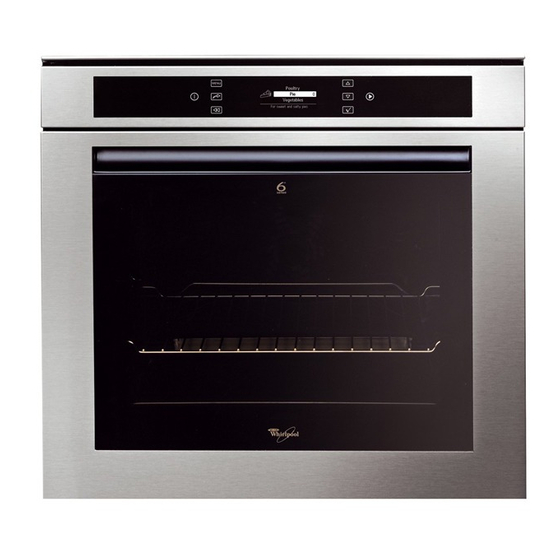 Whirlpool AKZM 6560 Electric Oven Manuals
